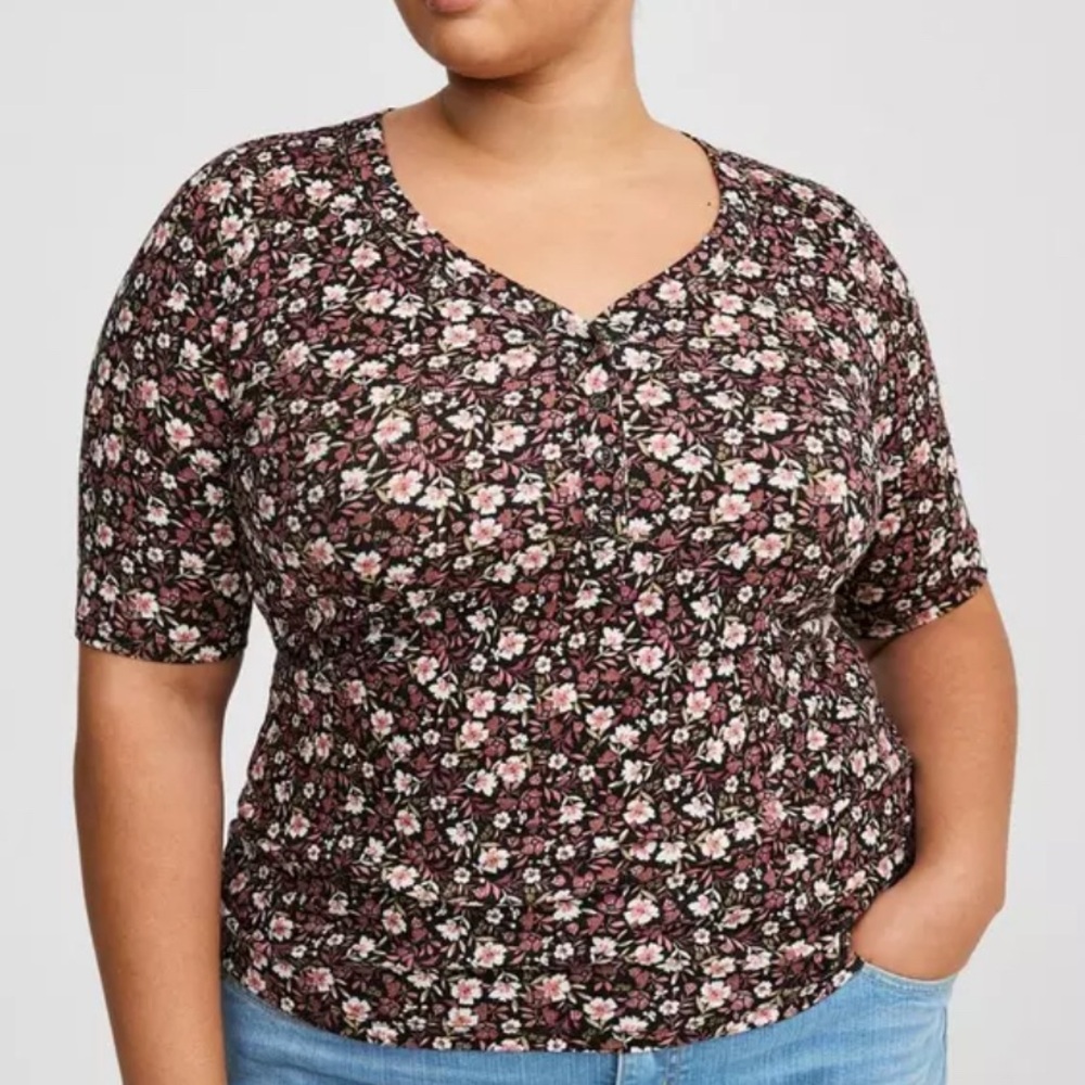 Torrid Dasha Ditsy Floral Top, 3X 4X